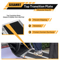 Segmart 6FT Wheelchair Ramp for Steps, Portable Non-Skid Aluminum Mobility Scooter Ramp for Home Doorways, Folding Scooter Ramp for Car, Doorways, Curbs, Stairs, 600 Lbs, Black