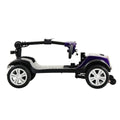Segamrt 4 Wheel Mobility Scooter for Seniors, 20''W Compact Travel Scooter with Front Rear Light, Purple