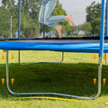 8FT Trampoline Outdoor, Safety Kid Trampoline with Enclosure Net -Astm Certified- With Heavy Duty Jumping Mat and Spring Cover Padding, Small Trampoline for Kids Ages 6-12