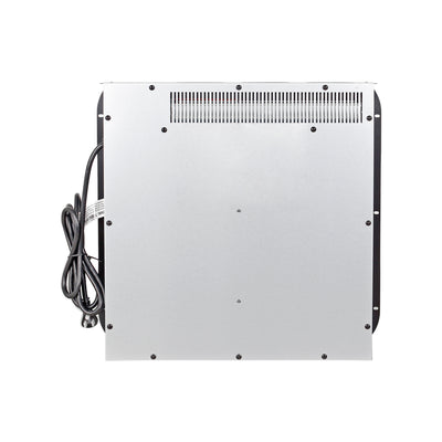 18" Electric Fireplace Insert, Freestanding & Recessed Heater with Overheating Protection, Log Set and Realistic Flame, with Glass Door and Mesh Screen, 1400W