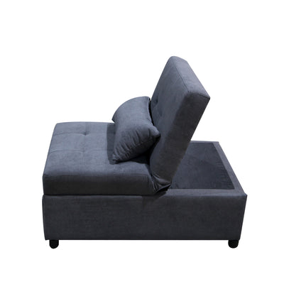 4in1 Multi-Function Folding Sofa Bed Chair, Single Folding Ottoman Sleeper Sofa Bed, Modern Sleeper Convertible Chair Adjustable Backrest, Small Couch Bed for Living Room/Small Apartment, Dark Gray (5.0) 5 stars out of 1 review 1 review