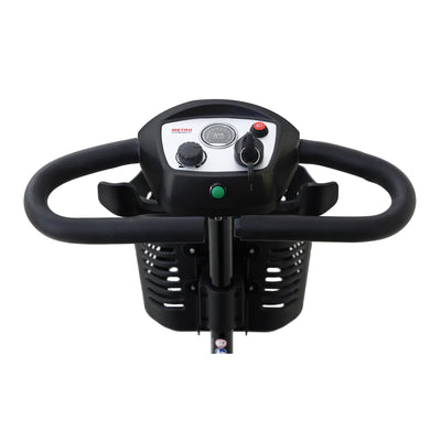 Segmart Mobility Scooter for Seniors, 20''W Armrest, Rear Suspension, Front Rear Light, 300lbs, Black