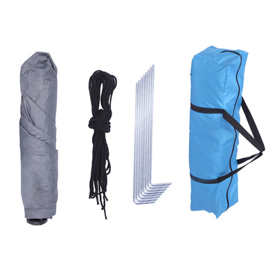 Segmart Pop-Up Beach Tent for 2-3 Person, Lightweight Outdoor Portable Waterproof Beach Tent with Carry Bag, Sun Shelter Canopy with UPF 50+ UV Protection, Easy Setup, Blue