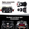 Segmart Mobility Scooter for Seniors, 20''W Armrest, Rear Suspension, Front Rear Light, 300lbs, Chrome