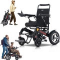 Segmart Electric Wheelchairs with Controller for Disabled and Seniors, Durable Lightweight Portable Folding Intelligent Medical Wheelchair up to 15 Miles, 20AH Battery, 300LBS, Black