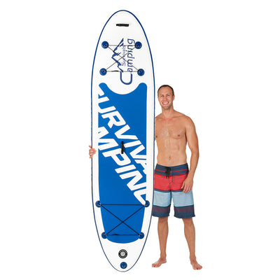12' x 32" x 6" Inflatable Paddle Boards Stand Up for Outdoor in Summer, Paddle Boards Clearance, Inflatable SUP Stand Up Paddle Board, Complete KIT: Board, Fin, Pump, Paddle, Carry Bag, S10202