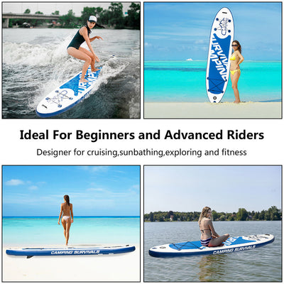Clearance Inflatable Paddle Boards Stand Up, Journey Inflatable SUP Stand up Paddle Board Kit, Inflatable SUP Stand Up Paddle Board, Complete KIT: Board, Fin, Pump, Paddle, Carry Bag, S10209