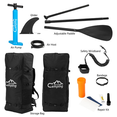 Clearance Inflatable Paddle Boards Stand Up, Journey Inflatable SUP Stand up Paddle Board Kit, Inflatable SUP Stand Up Paddle Board, Complete KIT: Board, Fin, Pump, Paddle, Carry Bag, S10209