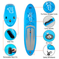 Paddle Boards Clearance, Stand Up Paddleboard 10/12' SUP 6" Thick Non-Slip Deck with with Free Premium SUP Accessories, Backpack, Adjustable Paddle, Hand Pump and Repair Kit, for Youth & Adult, S10201