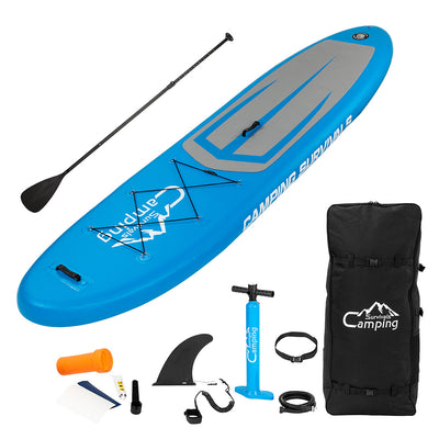 12' x 32" x 6" Inflatable Paddle Boards Stand Up for Outdoor in Summer, Paddle Boards Clearance, Inflatable SUP Stand Up Paddle Board, Complete KIT: Board, Fin, Pump, Paddle, Carry Bag, S10202