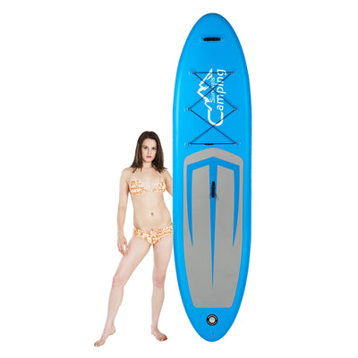 12' x 32" x 6" Inflatable Paddle Boards Stand Up for Outdoor in Summer, Paddle Boards Clearance, Inflatable SUP Stand Up Paddle Board, Complete KIT: Board, Fin, Pump, Paddle, Carry Bag, S10202