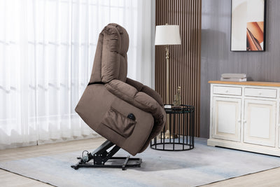 SEGMART Lift Recliner Chair, 39" x 37" x 40", Brown