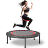Segmart 40'' Fitness Trampoline, Foldable Mini Indoor Workout Trampoline for Adults, Exercise Rebounder Trampoline, 330 lbs, Black