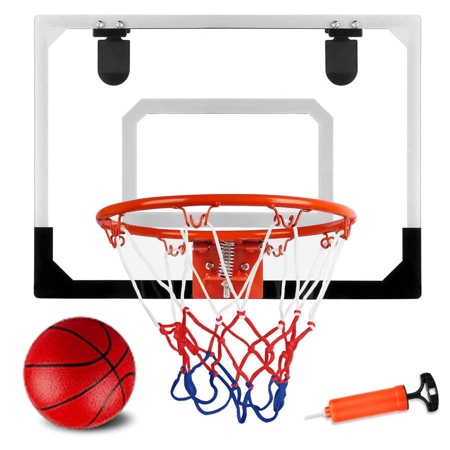 Over Door Basketball Hoop, Indoor Basketball Hoop for Kids and Adults, Bedroom Basketball Hoop Office Mini Hoop