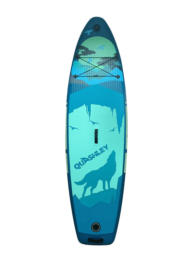 11' Inflatable Stand Up Paddle Board with Premium SUP Accessories, SEGMART Paddle Board with Non-Slip Deck, Carry Bag, Pump, Portable Paddleboard with Leash, Repair Kit for All Skill Levels, Blue