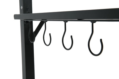 Gazebo for Beach, 5x8FT BBQ Grill Gazebo Canopy for Outside, Waterproof Patio Gazebo Tent with Hook and Bar Counters, BBQ Beach Sunshelter with Double Tier Soft Top Canopy and Steel Frame, L6074