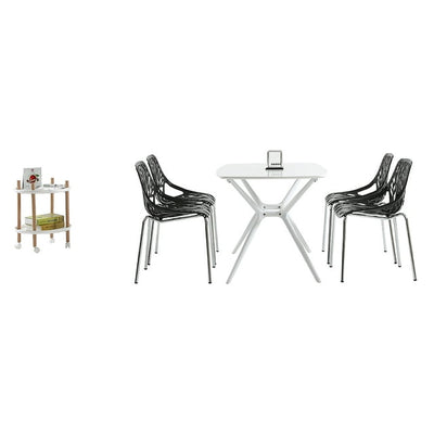 Segmart Dining Chair, Set of 4, Black