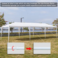 10' x 30' Canopy Tent for Outside, Upgraded Patio Gazebos Tent with 5 SideWall, Outdoor Party Wedding Tent, Backyard Tent BBQ Shelter Pavilion for Catering Garden Beach Camping, L3492