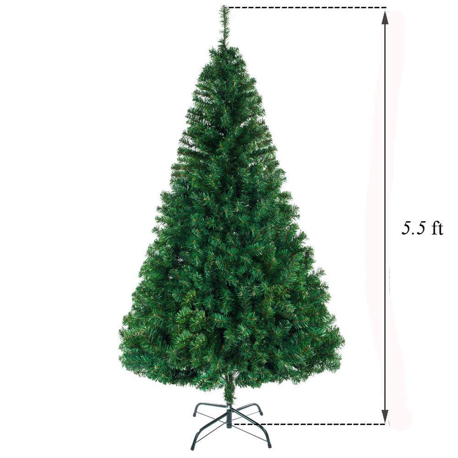Christmas Trees Clearance, SEGMART 5.5FT Christmas Tree with 850 Tips, Upgraded Artificial Christmas Tree with Solid Metal Stand, Indoor/Outdoor Christmas Decorations for Home, Festival, Party, LL272