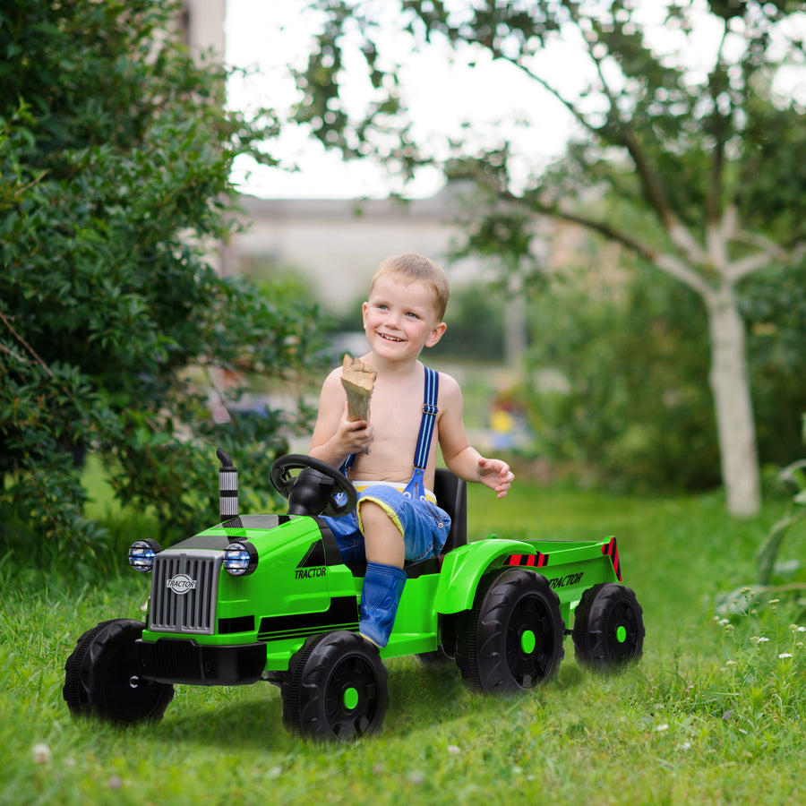 Segmart® Ride on Car Tractor Remote Control 12V Rechargeable Battery Motorized Vehicles for Kids