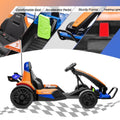 Segmart® Mclaren Electric Go Kart, 24V Outdoor Driftable Kids Race Cart