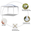 Gazebo Tent, 10' x 10' Patio Gazebos Tent with 4 SideWall, Upgraded Outdoor Party Wedding Tent for Outside, Backyard Tent BBQ Shelter for Catering Garden Beach Camping, L3458