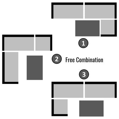 4-Piece Patio Conversation Sets, 2022 Upgrade Wicker Patio Conversation Furniture Set w/Seat Cushions & Tempered Glass Coffee, Conversation Sets for Porch Poolside Backyard Garden, S5599