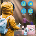 Walkie Talkies for Kids, Christmas/Birthday Gift Toys for 3 4 5 6 7 8 9 10 11 12 Years Old Boys Girls, 3KM Range 2 Way Kids Outdoor/Indoor Radios Toys with Flashlight, 20 Channels, Pink&Blue, L01