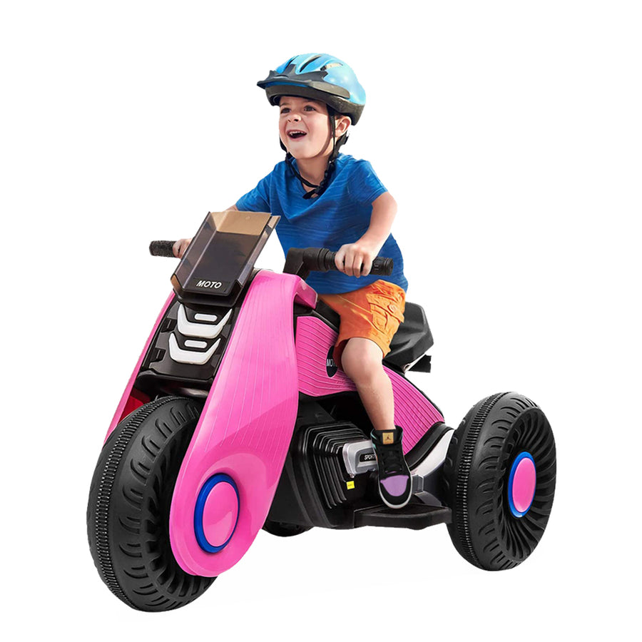 Electric Bicycle, Kids Ride on Motorcycle, Double Drive Motocross, Toddler Motorized Motorcycle Bike, 6V/4.5Ah Dirt Bike for Boys and Girls, 3-7 Years Old