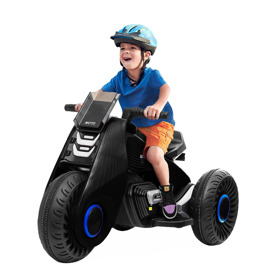 Electric Bicycle, Kids Ride on Motorcycle, Double Drive Motocross, Toddler Motorized Motorcycle Bike, 6V/4.5Ah Dirt Bike for Boys and Girls, 3-7 Years Old