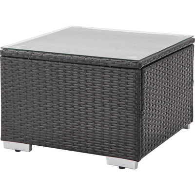 Chaise Lounges for Beach, 3Pcs Patio Furniture Set with Coffee Table, Outdoor Chaise Lounge Chairs with Adjustable Back, All-Weather Rattan Reclining Lounge Chair for Backyard, Garden, Pool, L4549