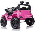 Battery Cars for Kids, 12 Volt Ride on Toys with Remote, Powered Ride on Cars for Girls Ages 3-5, Pink Electric Vehicle Ride on Truck, with LED Lights, Stickers, Seatbelt, Foot Pedal, FM, L5338