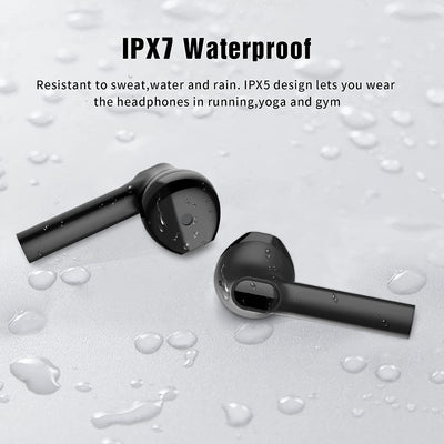 SEGMART Bluetooth 5.1 True Wireless Earbuds with 500mAh Charging Case, 25H Playtime, IPX7 Waterproof, Q04