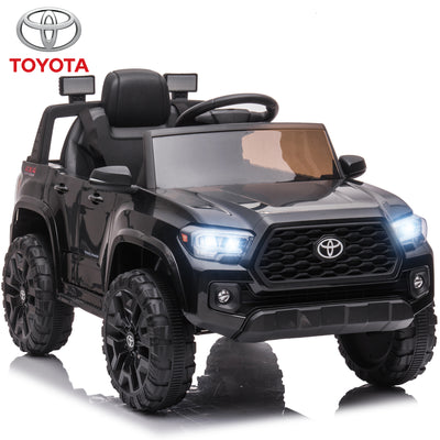 Licensed Toyota Tacoma Kids Ride on Toys, 12V Battery Powered Electric Car for Boys Girls w/ Remote Control, LED Lights, MP3 Player