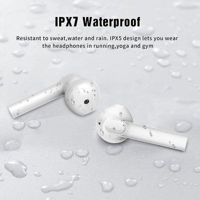 SEGMART Bluetooth 5.1 True Wireless Earbuds with 500mAh Charging Case, 25H Playtime, IPX7 Waterproof, Q04