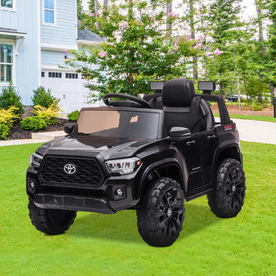 Licensed Toyota Tacoma Kids Ride on Toys, 12V Battery Powered Electric Car for Boys Girls w/ Remote Control, LED Lights, MP3 Player