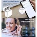 SEGMART Bluetooth 5.1 True Wireless Earbuds with 500mAh Charging Case, 25H Playtime, IPX7 Waterproof, Q04