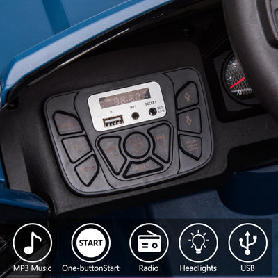 Official Licensed Chevrolet Ride On Car, 12V Power  Ride-On Truck Toy for Kids, Electric 4 Wheels Kids Toy w/Parent Remote Control, Foot Pedal, MP3 Player, 2 Speeds, Ages 1-5 Years, K1638