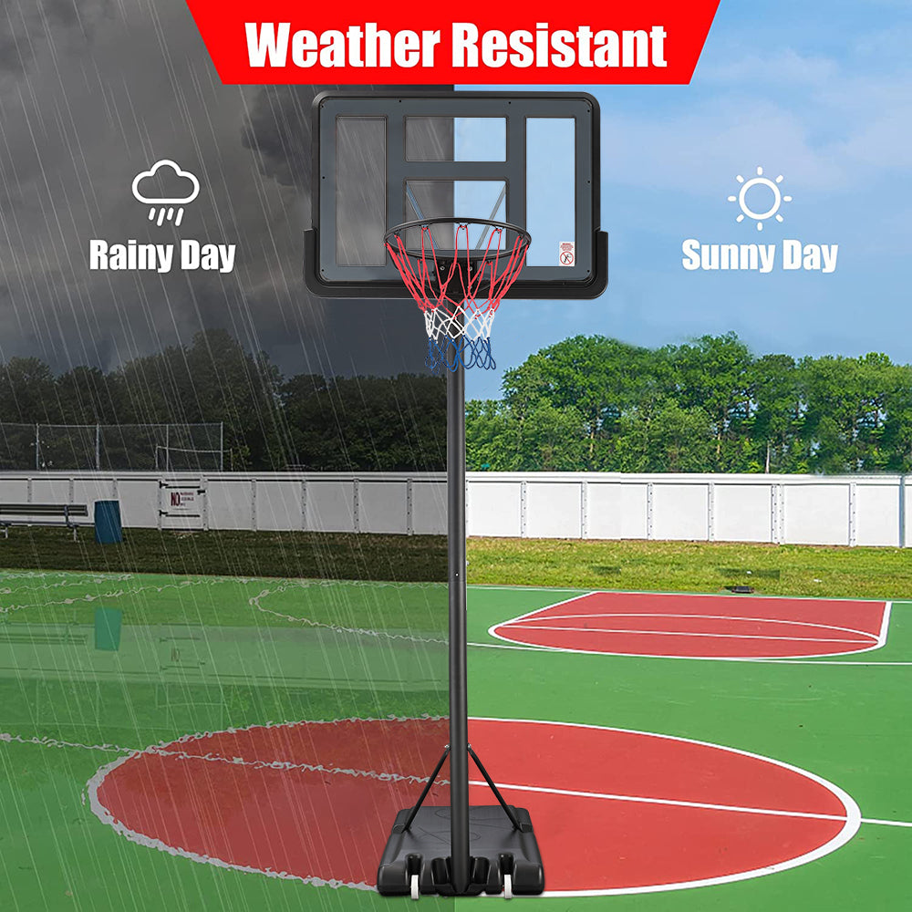 SEGMART Basketball Hoop for Adults Teens Kids, 4.9-10ft Adjustable Bas