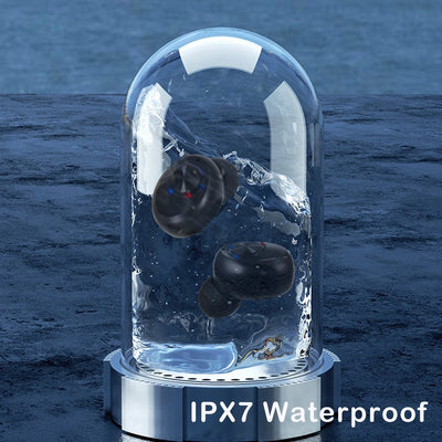 Wireless Bluetooth Earbuds, Bluetooth 5.0 Earphones with Digital LED Display, 2000 mAH Charging Case, 220H Playtime Noise Cancelling Headphone, IPX7 Waterproof Built-in Mic for Sport, Workout, Gym, Q1