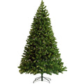 7.5FT Flocked Christmas Tree, Hinged Artificial Christmas Tree with 1100 Branch Tips, Snow Flocked Christmas Pine Tree with Metal Stand, Decor for Party Wedding Office Home Bedroom