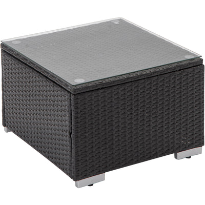 Chaise Lounges for Beach, 3Pcs Patio Furniture Set with Coffee Table, Outdoor Chaise Lounge Chairs with Adjustable Back, All-Weather Rattan Reclining Lounge Chair for Backyard, Garden, Pool, L4549