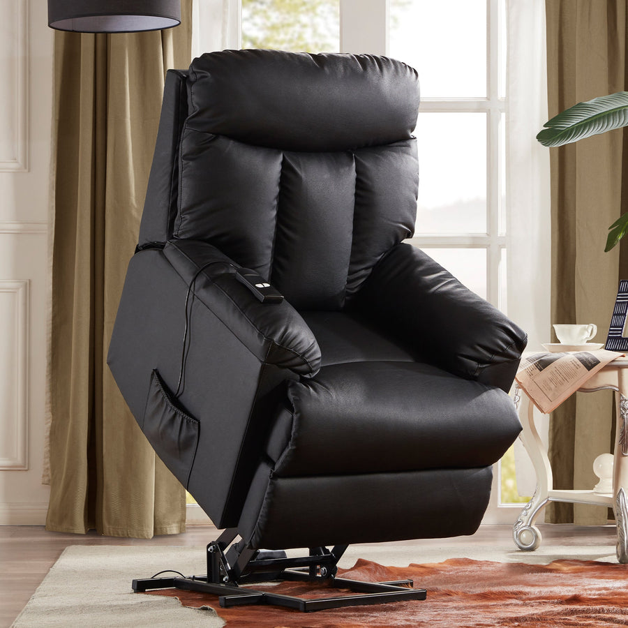 Power Lift Recliner Chair for Elderly w/Remote Control Lounge Sofa Living  Room
