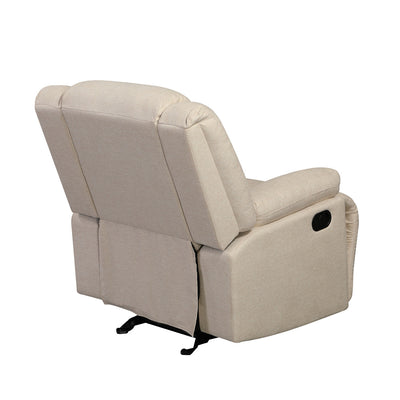 Segmart Microfiber Recliner, Beige, L