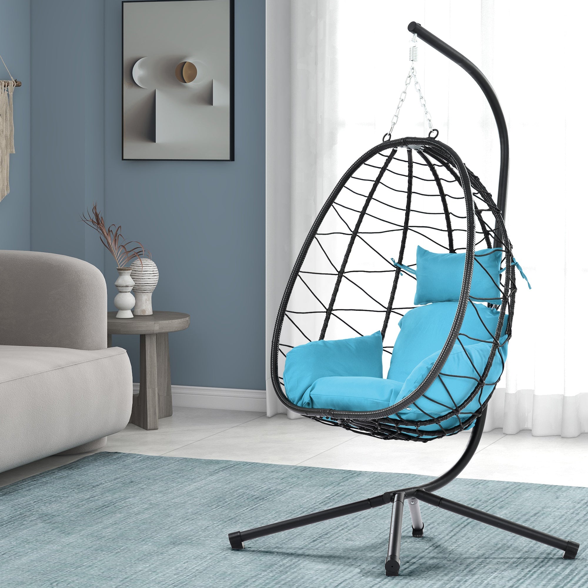 egg shaped patio chair