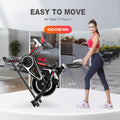 Cycling Bike, Indoor Stationary Cycling Bike with Monitor, Bottle Holder, Smooth Belt Drive Stationary Exercise Bike, Adjustable Seat Bicycle Stationary Bike for Home Cardio Gym Workout, L5362