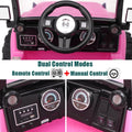 Segmart Pink 12 V Electric Car Powered Ride-On with Remote Control, L