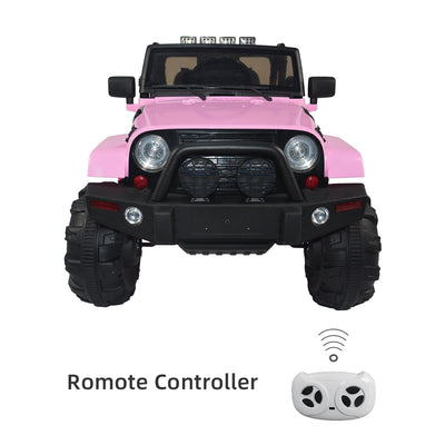 Segmart Pink 12 V Electric Truck Powered Ride-On with Remote Control, L