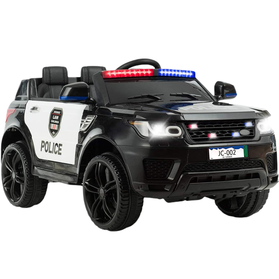 Battery Powered Police Ride on Toys, 12V Ride on Cars with Remote Cont ...