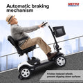 SEGMART Mobility Scooters, 4 Wheel Mobility Scooter, Motorized Electric Medical Carts for Adults, S09